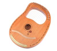BESTonZON Arpa de Lira de Madera Portátil Cuerdas Instrumento Musical Clásico para Principiantes Sonido Melodioso y Construcción Duradera