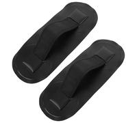 BESTonZON Asas para Bote Inflable y Kayak 10X26 CM Material Suave Resistente Negro Paquete 2 Unidades Accesorio para Pesca Paddle Surf y Transporte Marítimo