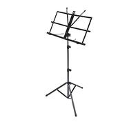 BESTonZON Atril estante de lectura soporte para libros de música de mesa estanterias para libros estanterías para libros portalibros puesto de lectura soporte plegable tela oxford Black