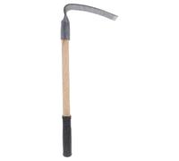 BESTonZON Azada Adecuado para Escardar y Remover Tierra Mango de Madera Ligera Pequeña de Acero para Jardinería en Balcones y Exteriores