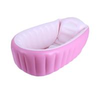 BESTonZON Bañera Inflable Gruesa para Bebés de Pvc, Plegable y Fácil de Transportar Inflado y Desinflado Rápido, Adecuado Baño de Recién Nacidos y Niños Pequeños