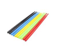 BESTonZON Baquetas de Nylon Negras para Tambor Ligeras y Profesionales de Palillos de Percusión Duraderos para Batería Práctica y Rendimiento Musical