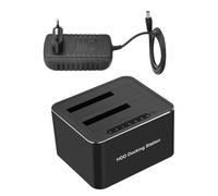 BESTonZON Base de Disco Duro Base para Disco Duro Base del Disco Duro Muelle de Disco Duro Lector de Discos Duros computadora SSD estación de Acoplamiento Lector de Tarjetas AbS