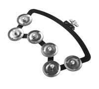 BESTonZON Batería y sonajero campanas de mano de fiesta pandereta de tambor campana de mano cascabeles de mano campanillas de fiesta panderetas kit de batería turbina anillo AbS