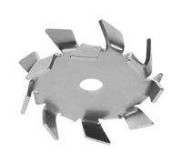 BESTonZON Batidor de Acero Inoxidable para Laboratorio Disco Dispersor y Diámetro de Agujero 8mm, Mezcla Uniforme y Mejora la xperimental Reutilizable