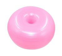 BESTonZON Bola de Ejercicio Antirreventones de Balón de Yoga Hinchable con Bomba de Aire Pelota de Equilibrio para Gimnasia y Fitness Casa Color Rosa
