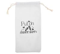 BESTonZON Bolsa De Lona Cordón para Zapatillas De Ballet Organizador De Accesorios De Ballet para Niñas Bolsa para Guardar Zapatos De Baile y Puntas De