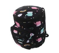 BESTonZON Bolsa Organizadora para Carrito Gran Capacidad Bolsillo para Teléfono y Chupete Diseño Unisex Compatible Mayoría de Cochecitos para y Snacks Negro