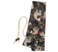 BESTonZON Bolsa Para Baquetas De Batería Doble Capa De Algodón, Funda Portátil Ligera Para 2-3 Pares, Protector De Baquetas Diseño Colorido Koi, Adecuado Para Viajes y Almacenamiento Seguro