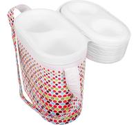 BESTonZON Bolsa Térmica Material PVC Blanco para Botellas de Leche Materna Aislamiento Protege la Comida del Ñiño Color Aleatorio Adecuado para Guardería y Uso al Aire Libre