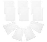 BESTonZON Bolsas para Zapatos 10 Unidades Bolsa de Almacenamiento Anti Polvo Grande 35x25 Cm Cordón de Cierre de Tela No Tejida para Viaje y Hogar