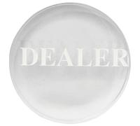 BESTonZON Botón De Crupier Pequeño De Cristal Resistente Al Desgaste para Juegos y Eventos De Texas Hold'em