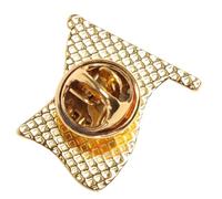 BESTonZON Broche de Metal Bandera Nacional Turquía Pin Creativo Rojo para Ropa Insignia de Moda Resistente para Mujer Decoración Original en Eventos y Fiestas