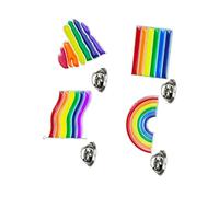 BESTonZON Broches de Aleación para Resistentes al Óxido Desvanecimiento en Forma de Juego de 8 Diseño de Patrón de Moda Ideales para Accesorios Lgbt Gay y Lesbiana Accesorios Lgbt Gay y Lesbiana
