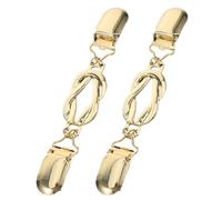 BESTonZON Broches para Suéter Vintage y Broche para Cárdigan de Aleación Retro, Accesorios de Vestir para Mujer, Pinzas para Chal en Tono Oro Antiguo, 2 Piezas, Uso Elegante Diario