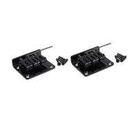 BESTonZON Caja De 2 Piezas puente de estilo antiguo puente de guitarra puente de bajo cabello corto tornillo