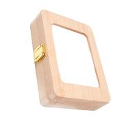 BESTonZON Caja De Almacenamiento De Dientes De Leche De Madera Para Niño Niña Organizador Portátil De Recuerdos Para Dientes y Cabello Infantil Significativo Para Bautizos y Cumpleaños