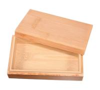 BESTonZON Caja de Almacenamiento de Madera para Joyas Organizador de Aceites Esenciales Caja de Té Pequeña de Madera Natural para Recuerdos de Boda y Pasteles Pintar