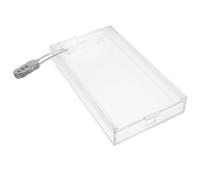 BESTonZON Caja de Seguridad para Teléfono Transparente con Candado de Combinación Tamaño 18×10×2 CM Acrílico Grueso Funda Portátil para Estudiantes y Oficina Casillero Conveniente para