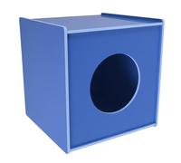 BESTonZON Caja de Sorteo Azul de Pvc Diámetro de Orificio 12cm para Juegos de Fiesta y Votaciones, Fácil de Operar y Mejora la Diversión E Interactividad