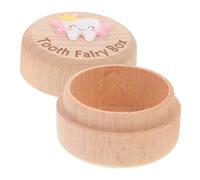 BESTonZON Caja Para Guardar De Bebé Organizador De Madera Para Guardar De Bebé Portátil Para Guardar El Cabello Fetal Caja De Recuerdo Para El Hada De Los Para Niños Y Niñas