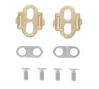 BESTonZON Calas Autoblocantes para Bicicleta Accesorios de Pedal Mini para Ciclismo Dorado