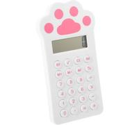 BESTonZON Calculadora Electrónica Portátil de Bolsillo Diseño de Gato Tamaño Pequeño Decoración Adorable para Estudiantes y Oficina Herramienta Práctica para Cálculos Diarios