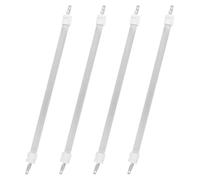 BESTonZON Calentador de Tubo de calefacción de Cuarzo para Chimenea de Infrarrojos, 4 Unidades, 300-400 W, 13,58 Pulgadas, Repuesto eléctrico para Uso en Interiores