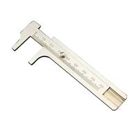 BESTonZON calibres de medicion micrómetro pie de rey herramienta de calibre mini regla vernier gobernante calibrador
