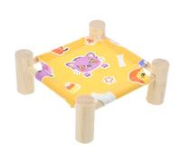 BESTonZON Cama para Conejillos de Indias y Hámster de Madera Diseño de Calabaza, Cama Extraíble Cómoda Que Proporciona Seguridad y Confort para Mascotas Pequeñas