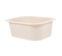 BESTonZON Cambiador Lavabo Reforzado Para Bebés, Bañera Cambiadora Portátil De Plástico Blanco, Tamaño Pequeño, Ligero y Práctico Para Cuidado Infantil y Baño Diario