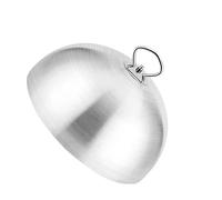 BESTonZON Campana para alimentos, de acero inoxidable, para hamburguesas, 30 cm, cubierta de metal para alimentos, queso, tartas, alimentos, restaurante, cocina o fiesta