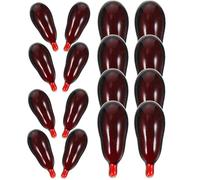 BESTonZON Cápsulas de Sangre Falsa 30 Unidades Negro y Rojo para Halloween Accesorio de Disfraz y Juguete de Broma Teatral para Fiestas Cosplay y Día Inocentes