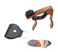 BESTonZON Cejilla De Guitarra Portátil Juego De Púas Para Capo Púas De Guitarra Soporte Para Accesorio Para Instrumento De
