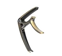 BESTonZON Cejilla Para Guitarra Portátil De Metal Diseño De Serpiente Bronce, Compatible Con Guitarra Acústica y Eléctrica De 6 Cuerdas, Accesorio Funcional Para Ajuste Rápido Del Tono