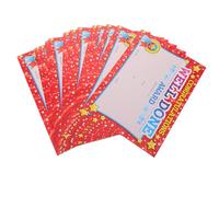 BESTonZON Certificados de Premio Inglés, 20 Hojas Tamaño A4, Color Rojo Diseño Felicitaciones Estilo Dibujos Animados, Material Escolar para Motivar Estudiantes en Aulas y Actividades