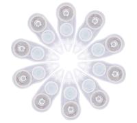 BESTonZON Cinta Correctora Transparente Blanca 8m 10 Piezas Corrector Adhesivo de Doble Cara para Oficina Escuela y Uso Profesional Borrador Preciso y Resistente