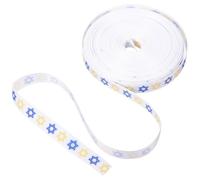 BESTonZON Cinta Decorativa para Manualidades de Tela Color Transparente Ancho 1 CM Rollo de 9 Metros para Envolver Regalos y Proyectos DIY