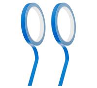 BESTonZON Cinta Protectora para Cantos de Raquetas de Tenis de Mesa 2 Piezas Azul 10 M X 1 CM Tira Adhesiva Flexible y Resistente a UV para Protección Duradera Clubes y Hogares