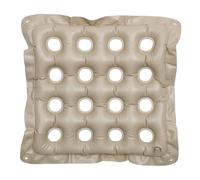 BESTonZON Cojín De Asiento Inflable Cuadrado De Espuma Cómoda, Color Beige, Alivio De Presión y Antihumedad, Cojín De Silla Para Uso Doméstico y Camping