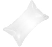 BESTonZON Cojín Inflable Transparente para Sofá 30X50 CM Almohada Portátil de PVC Resistente al Agua Relleno Ergonómico para Camping y Actividades al Aire Libre