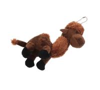 BESTonZON Colgante Camello Pequeño Animales De Animales Camellos Muñeca Llaveros Muñecos De Animales Kit De Muñecas Accesorios Animales Mascotas Borla Juguete Coffee Aleación