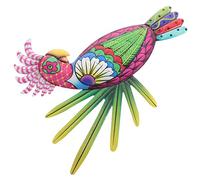 BESTonZON Colgante De Loro De Hierro Forjado Escultura Colgante De Pared Hogar Decoración De Jardín Arte De Loros Adorno De Pared Para Sala De Estar Esculturas Decorativas Para Interiores