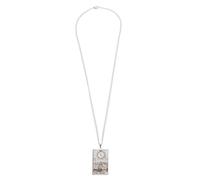 BESTonZON Colgante de Tarot Sol Acero Inoxidable Baño de Oro Cadena para Suéter Religiosa para Hombre Accesorio Moderno para Fiestas y Uso Diario