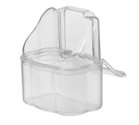 BESTonZON Comedero para Loros Taza de Bebida de Plástico para Exteriores, Capacidad Grande, Diseño Funcional y Original, Paquete de 5 Piezas para Colgar y Ahorrar