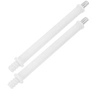 BESTonZON Conectar 2 Piezas Varilla de plástico para escobilla de baño. accesorio para escobilla mango de escobilla de baño accesorios cepillo para inodoro recambio roscado escobilla wc