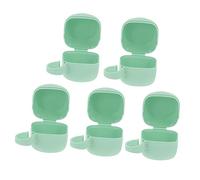 BESTonZON Contenedor de Almacenamiento para Chupetes de Bebé de 5 Piezas Caja de Soporte de Boca Ancha de Polipropileno Portátil Y Fácil de Transportar para Padres Recién Nacidos