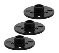 BESTonZON Convertidor de Accionamiento de Bocina Rosca Interna y Externa de Plástico Adaptador de Bocina Multihueco de Tweeter 3 Piezas Negro 100mm y Cajas de Voz de Escenario