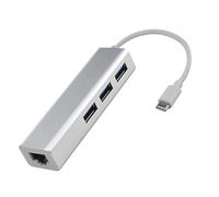BESTonZON Convertidor De Tipo c Concentrador Tipo c USB Adaptador Ethernet para Ordenador Portátil Compatible Conectores USB