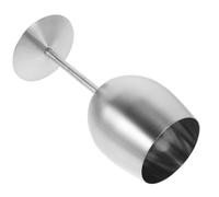 BESTonZON Copa de Vino y Función para Cócteles y Brandy de 330 Ml de Acero Inoxidable Diseño Elegante en Color Plata para Bodas y Uso Personal